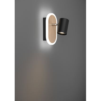 Eglo - LED Nástenné bodové svietidlo LED/7W/230V hnedá/čierna