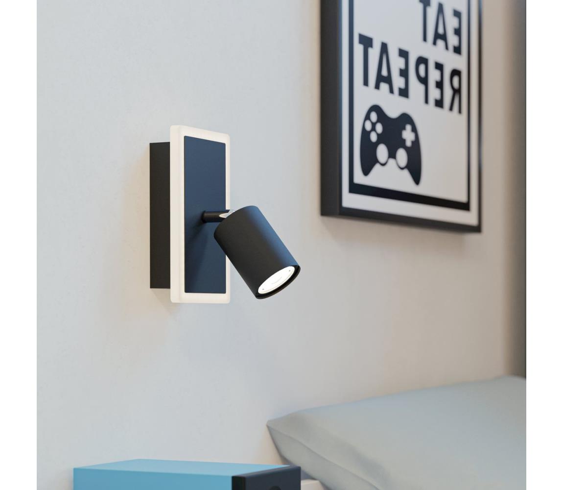 Eglo 901634 - LED nástenné bodové svietidlo RIMBOCCHI LED/7W/230V čierne 901634