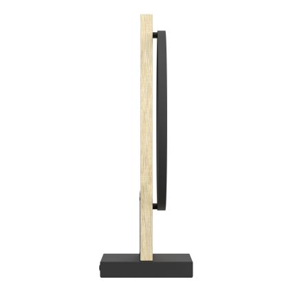 Eglo - LED Stolná lampa LED/12W/230V 3000K béžová/čierna