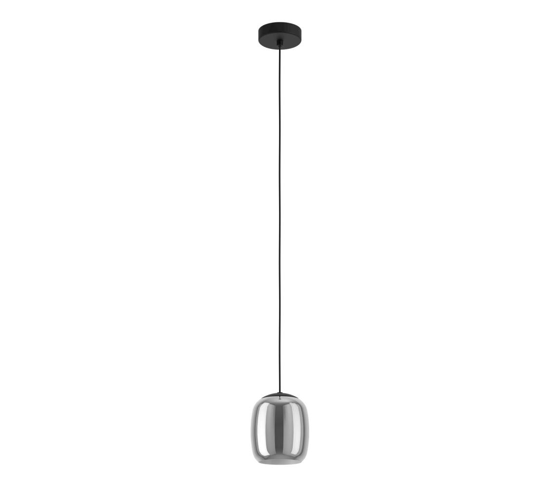 Eglo 901722 - Luster na lanku CIAMPINO 1xE27/28W/230V šedá