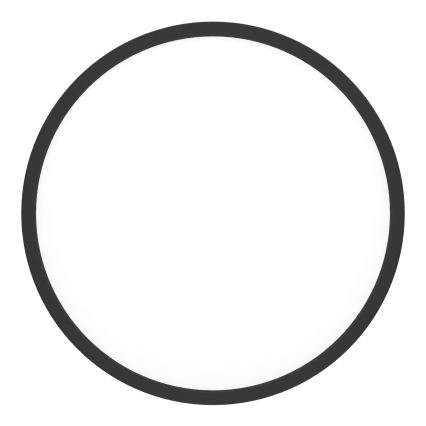 Eglo - LED RGBW stmievateľné kúpeľňové stropné svietidlo LED/17,5 W/230 V 2700–6500 K Ø 39,9 cm IP44 čierna