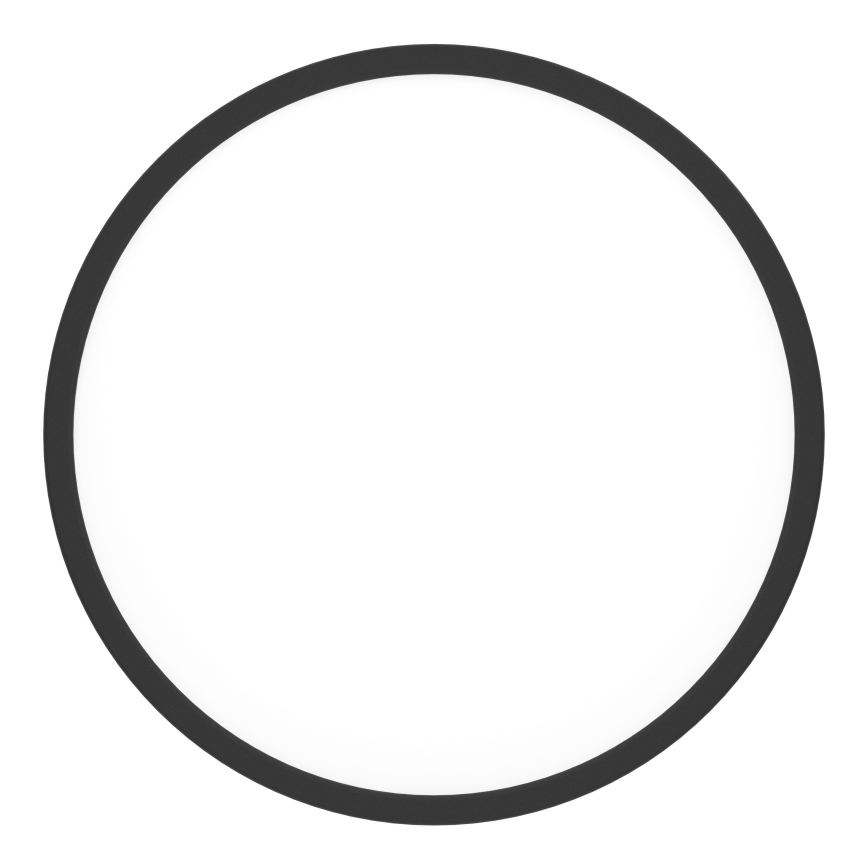 Eglo - LED RGBW stmievateľné kúpeľňové stropné svietidlo LED/17,5 W/230 V 2700–6500 K Ø 39,9 cm IP44 čierna