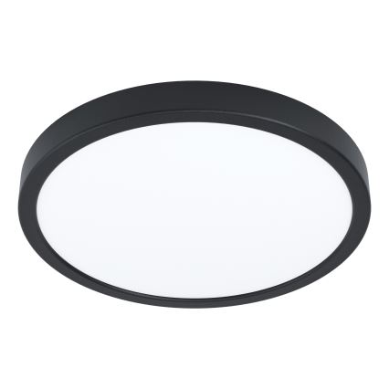 Eglo - LED RGBW Stmievateľné kúpeľňové stropné svietidlo LED/17,5W/230V 2700-6500K pr. 38,9 cm IP44 čierna