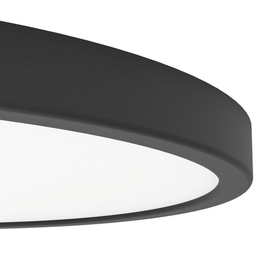 Eglo - LED RGBW Stmievateľné kúpeľňové stropné svietidlo LED/17,5W/230V 2700-6500K pr. 38,9 cm IP44 čierna