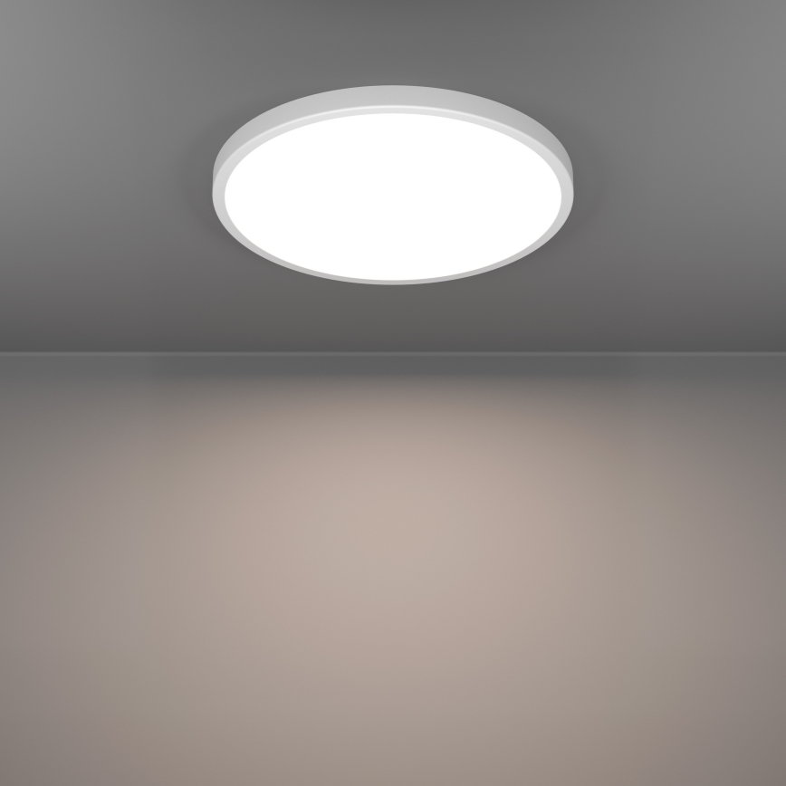 Eglo - LED RGBW stmievateľné kúpeľňové stropné svietidlo LED/17,5W/230V 2700-6500K pr. 38,9 cm IP44 biele