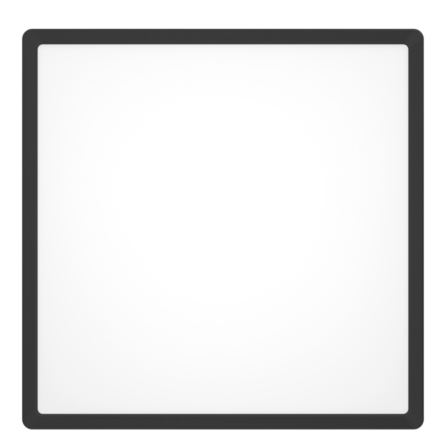 Eglo - LED RGBW Stmievateľné kúpeľňové stropné svietidlo LED/17,8W/230V 2700-6500K 39x39 cm IP44 čierne