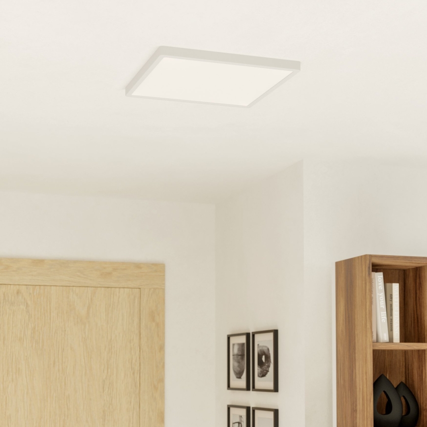 Eglo - LED RGBW Stmievateľné kúpeľňové stropné svietidlo LED/17,8W/230V 2700-6500K pr. 39 cm IP44 biela
