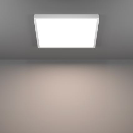 Eglo - LED RGBW stmievateľné kúpeľňové stropné svietidlo, LED 17,8 W, 230 V, 2700–6500 K, priemer 39,9 cm, IP44, biela