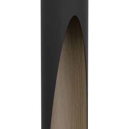 Eglo - LED Luster na lanku 1xGU10/4,5W/230V 3000K čierna/hnedá