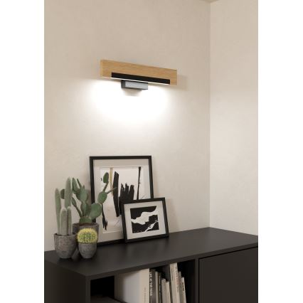 Eglo - LED Nástenné svietidlo LED/9,6W/230V 3000K čierna/béžová