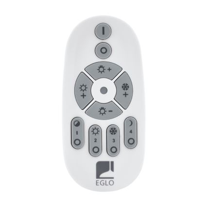 Eglo - LED Stmievateľné stropné svietidlo 2xLED/17W/230V +LED/4,2W 2700-6500K + diaľkové ovládanie