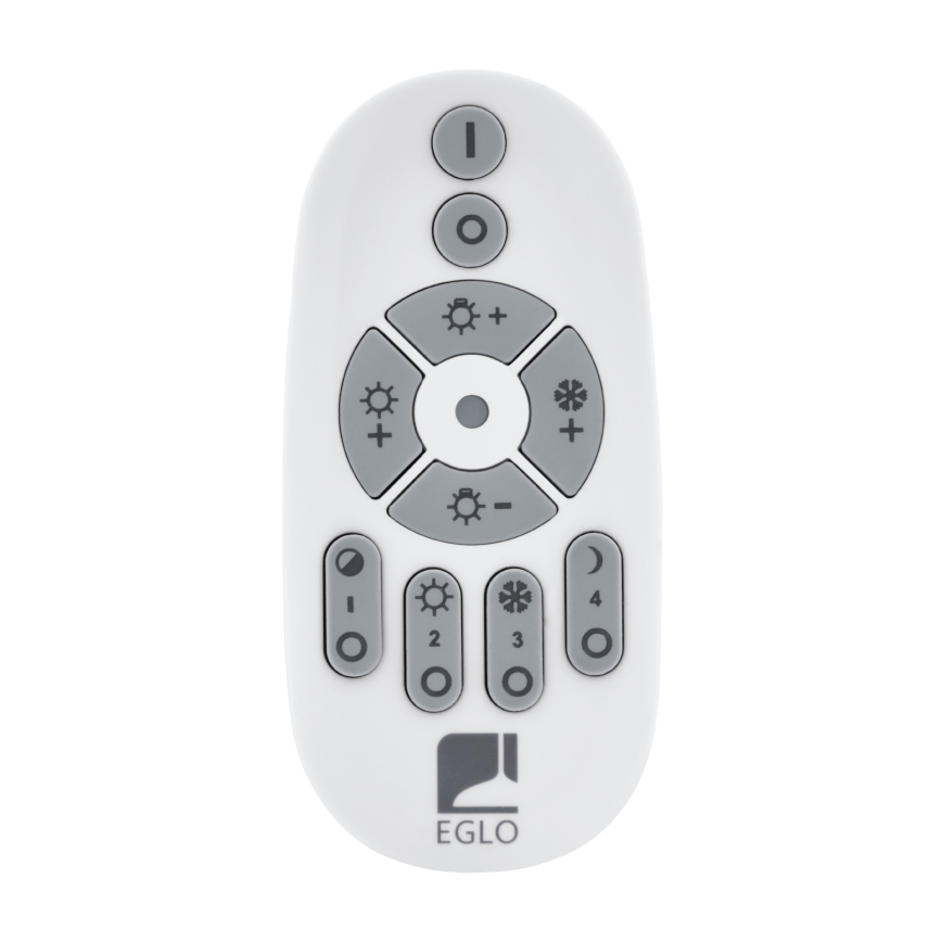 Eglo - LED Stmievateľné stropné svietidlo 2xLED/17W/230V +LED/4,2W 2700-6500K + diaľkové ovládanie