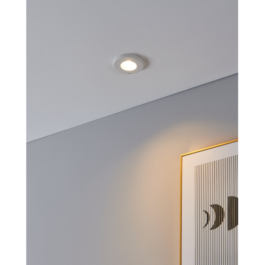 Eglo - SADA 3xLED Kúpeľňové podhľadové svietidlo 1xGU10/4W/230V IP44 biela