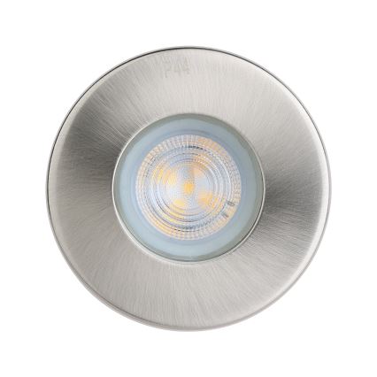 Eglo - SADA 3xLED Kúpeľňové podhľadové svietidlo 1xGU10/4W/230V IP44 matný chróm