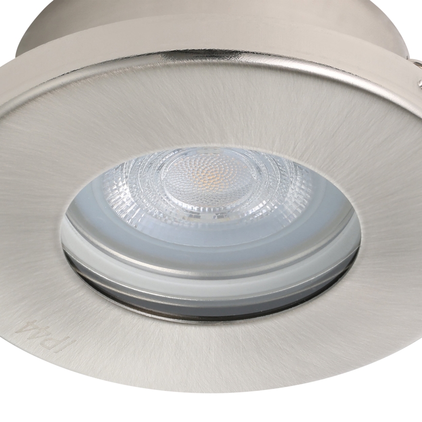 Eglo - SADA 3xLED Kúpeľňové podhľadové svietidlo 1xGU10/4W/230V IP44 matný chróm