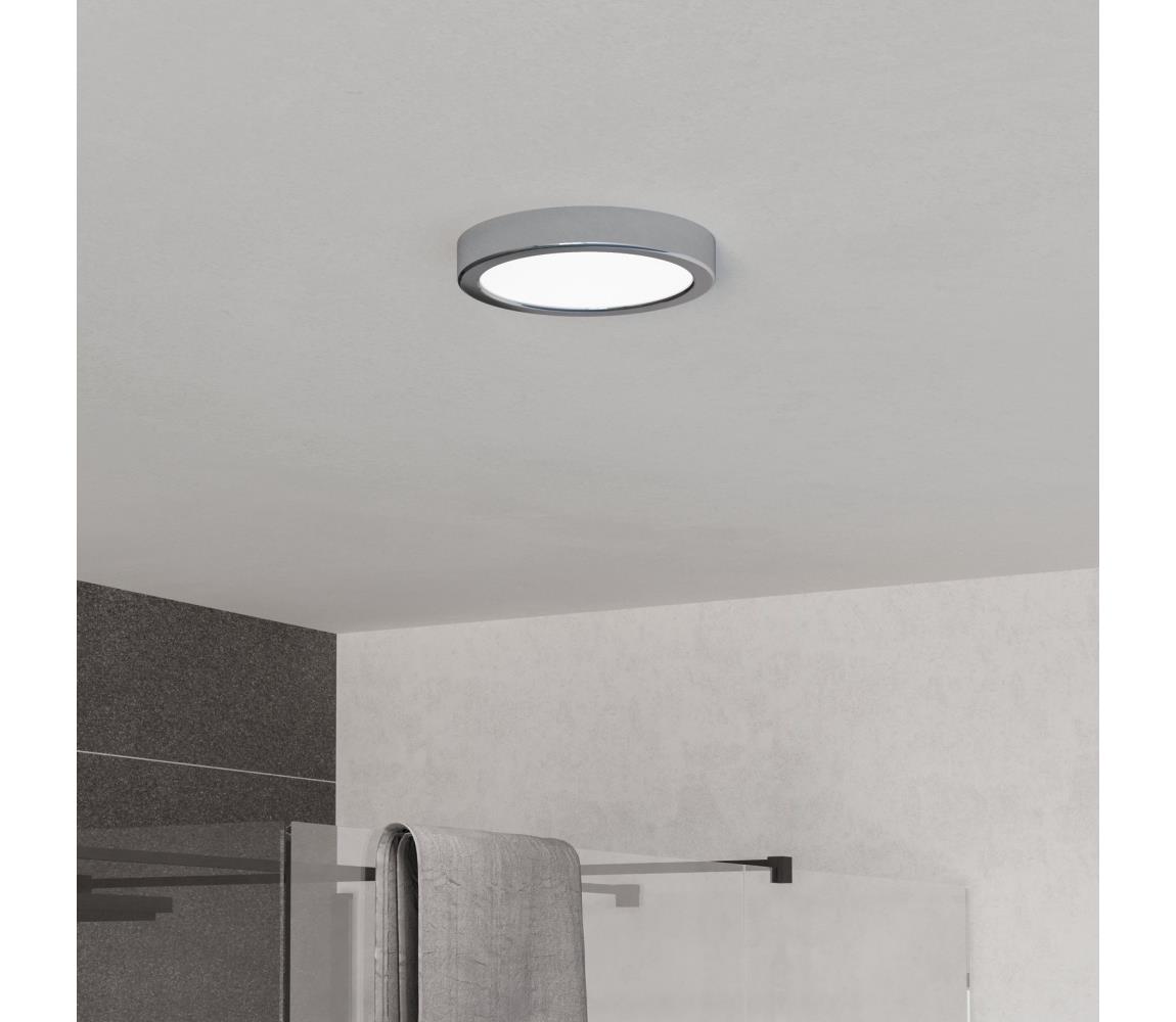 Eglo 901762 - LED kúpeľňové stropné svietidlo FUEVA LED/7,5W/230V pr.16,6 cm IP44 chróm 901762
