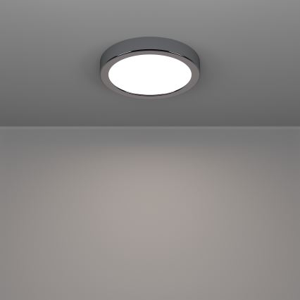 Eglo - LED kúpeľňové stropné svietidlo LED/7,5W/230V 2700/4000/6500K pr. 16,6 cm IP44 lesklý chróm