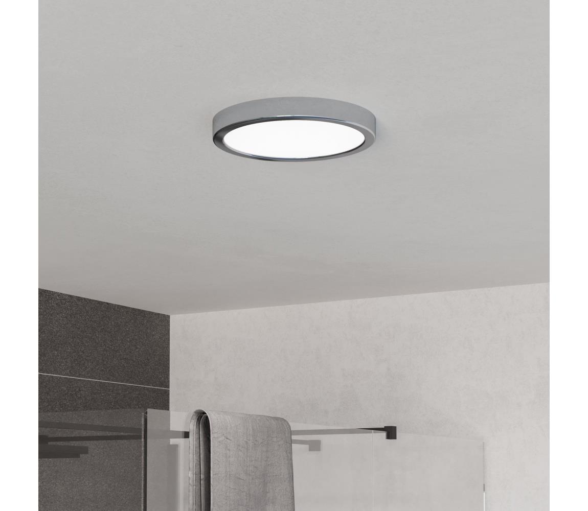 Eglo 901763 - LED kúpeľňové stropné svietidlo FUEVA LED/11,5W/230V pr.21,1cm IP44 chróm 901763