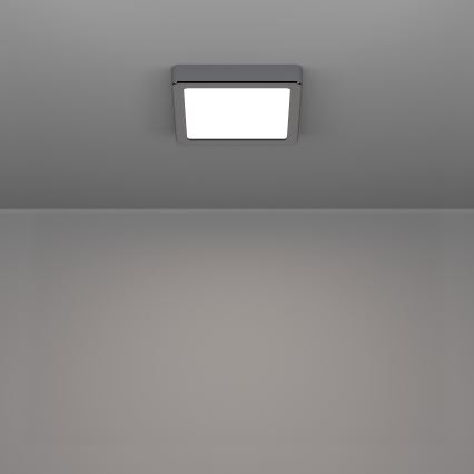 Eglo - LED kúpeľňové stropné svietidlo LED/7W/230V 2700/4000/6500K 15x15 cm IP44 lesklý chróm