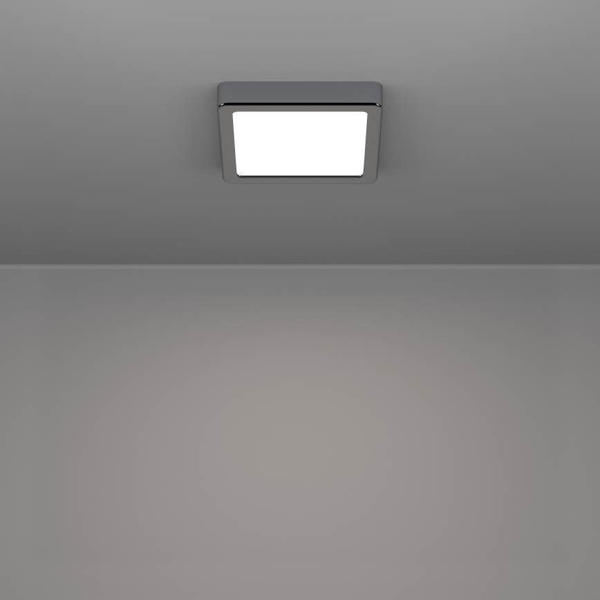 Eglo - LED kúpeľňové stropné svietidlo LED/7W/230V 2700/4000/6500K 15x15 cm IP44 lesklý chróm