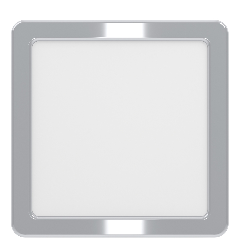 Eglo - LED kúpeľňové stropné svietidlo LED/7W/230V 2700/4000/6500K 15x15 cm IP44 lesklý chróm