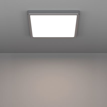 Eglo - LED Kúpeľňové stropné svietidlo LED/13W/230V 2700/4000/6500K 29x29 cm IP44 lesklý chróm