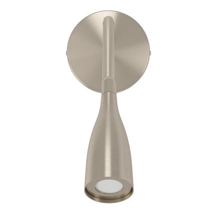 Eglo - LED Flexibilné nástenné svietidlo s USB LED/3,8W/230V matný chróm