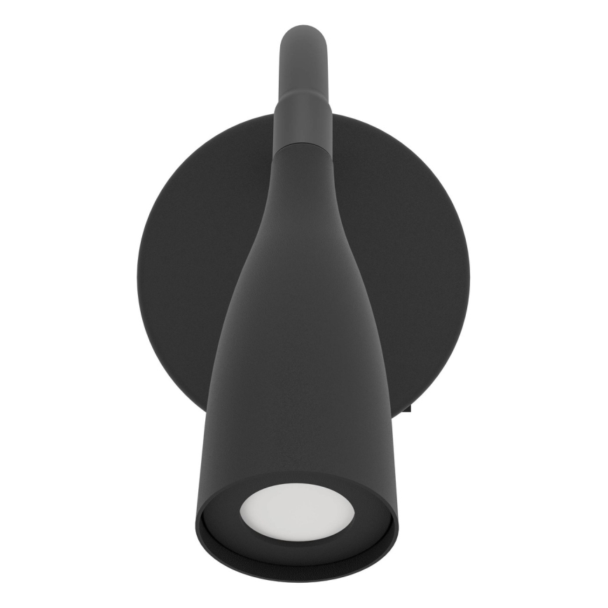 Eglo - flexibilná nástenná LED lampa LED/3,8W/230V čierna