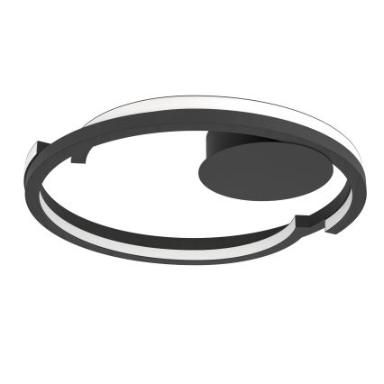 Eglo - LED stmievateľné stropné svietidlo 2xLED/20W/230V 2700-6500K pr. 48 cm čierna + diaľkové ovládanie