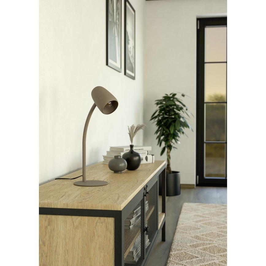 Eglo - Stolová lampa 1xE14/18W/230V krémová