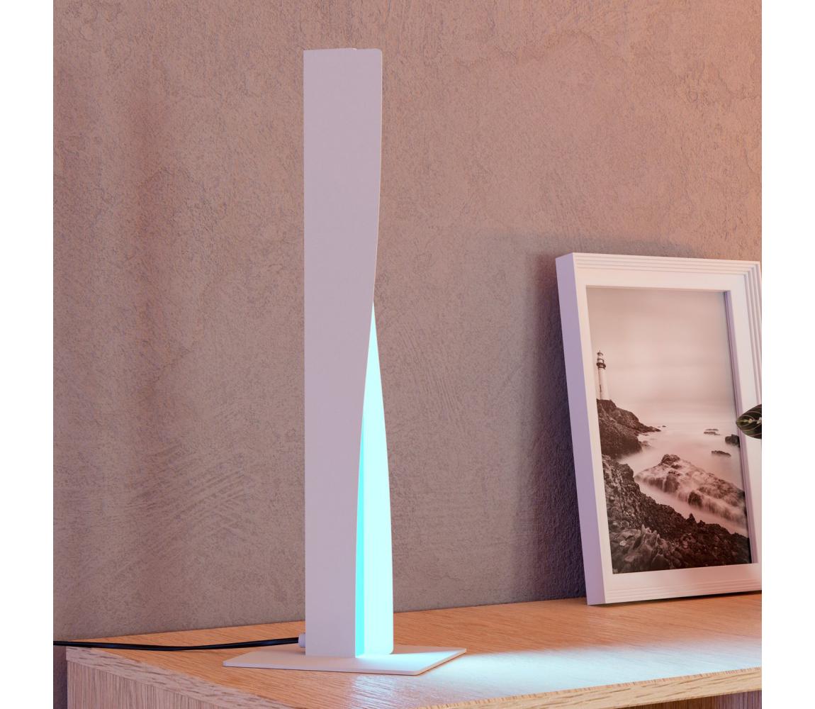 Eglo 901834 - LED RGBW Stmievateľná stolná lampa BOLOGNANO-Z LED/9W/230V sivá 901834