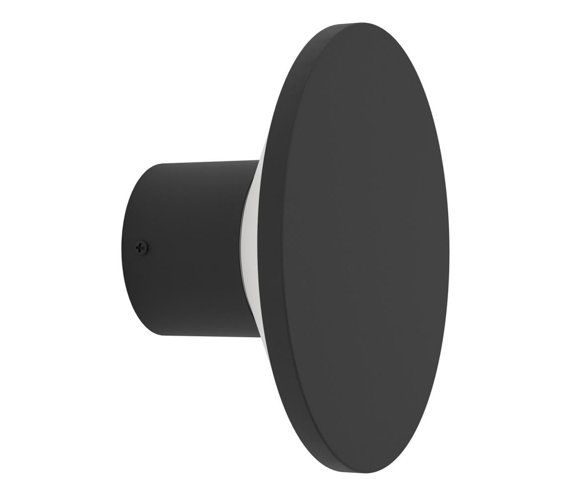 Eglo 901839 - vonkajšie nástenné LED svietidlo RIGOSA, 10 W, 230 V, IP44, čierne 901839