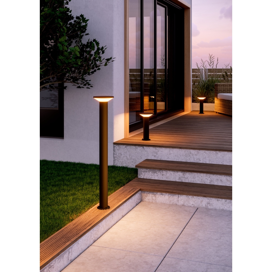 Eglo - LED vonkajšie svietidlo LED/10W/230V 35 cm IP44 čierne