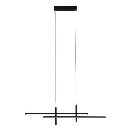 Eglo - LED luster na lanku LED/20W/230V čierny