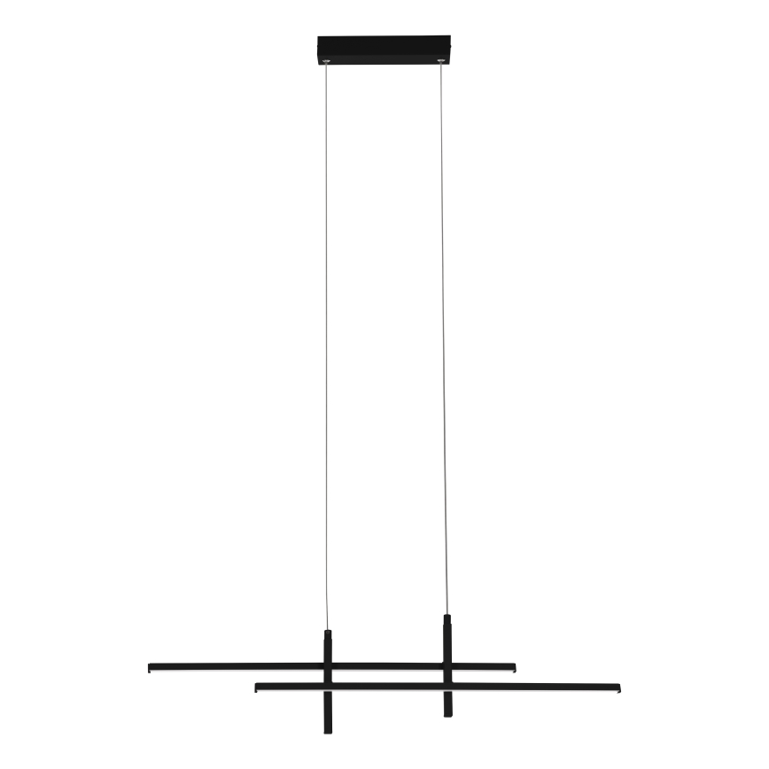 Eglo - LED luster na lanku LED/20W/230V čierny