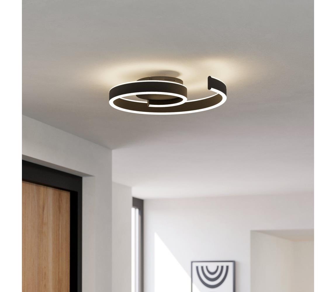 Eglo 901888 -LED RGBW Stmievateľné stropné svietidlo ANDABAIA-Z LED/37W/230V čierna 901888