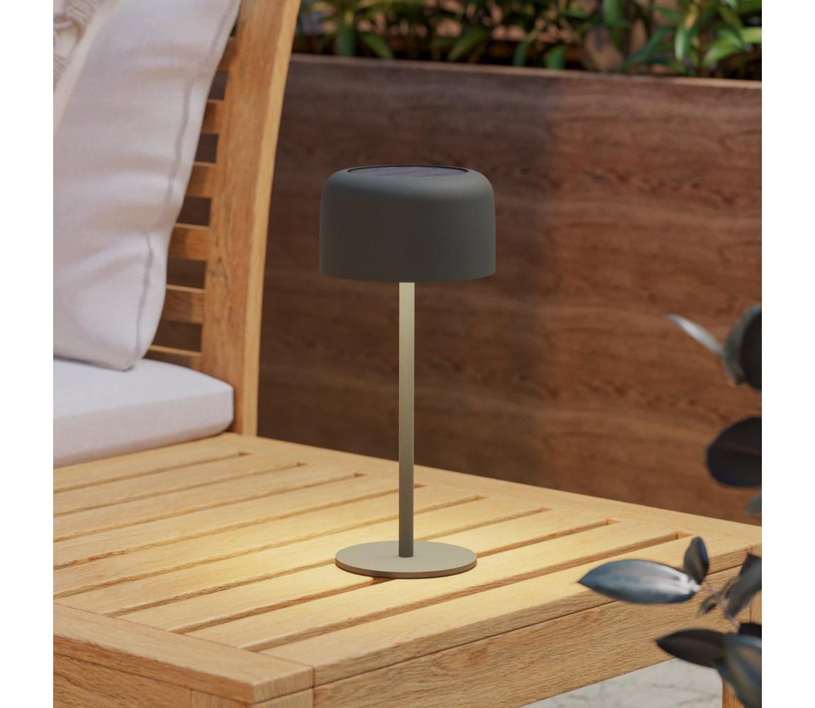 Eglo 901894 - LED solárna stolová lampa ROCCANOVA LED/2,8W/3,7V IP44 zelená 901894