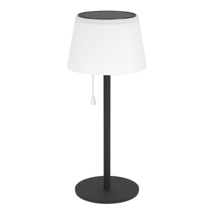 Eglo - LED solárna nabíjateľná stolová lampa LED/2,3W/3,7V 3000/4000/6500K 1800 mAh IP44 čierna