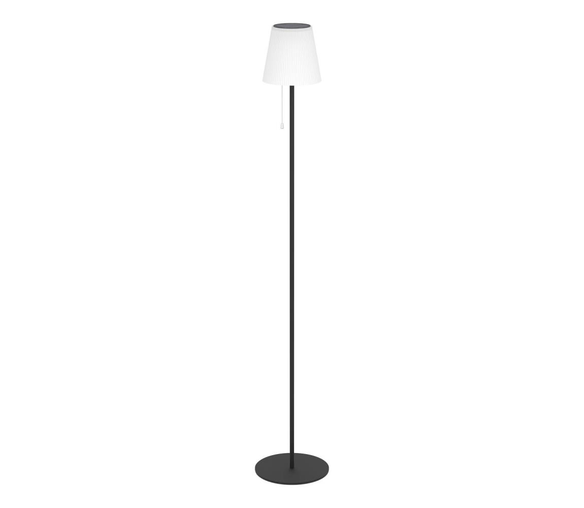 Eglo 901899-LED Solárna stojaca lampa SCORDIANO LED/2,3W/3,7V 1800mAh IP44 čierna 901899