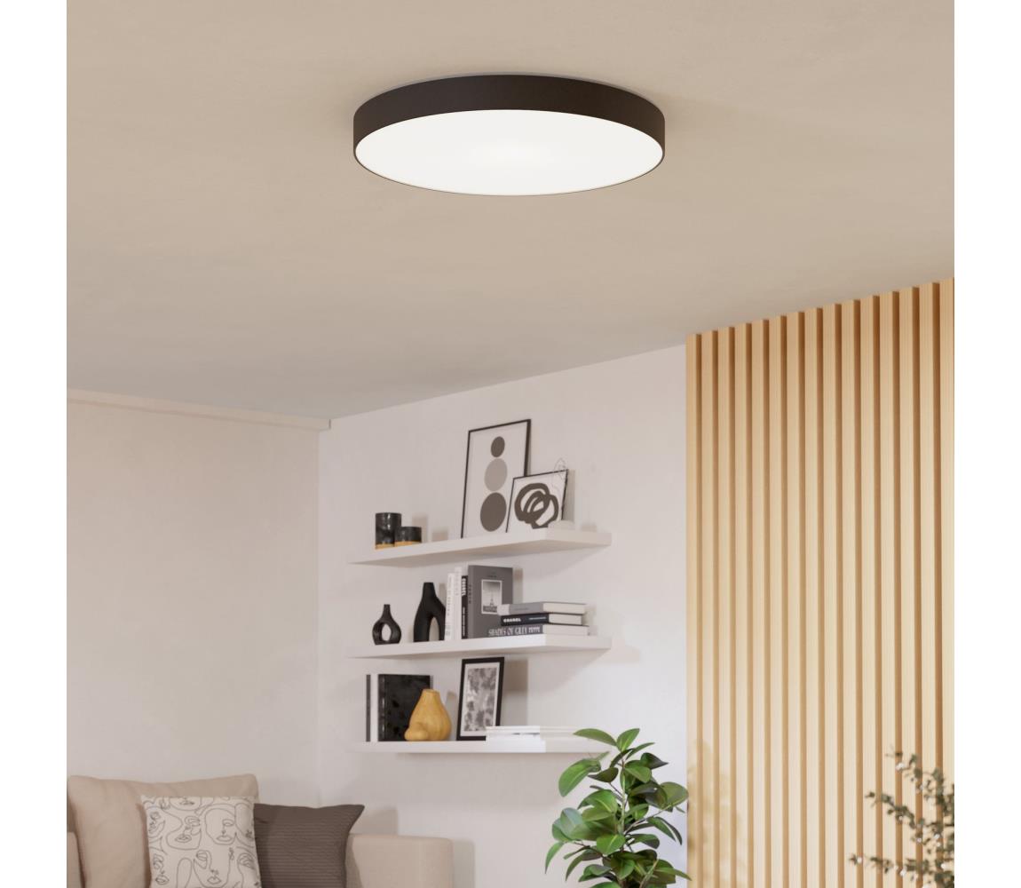 Eglo 901905-LED RGBW stmievateľné stropné svietidlo GALLIZZI-Z LED/36,5W/230V priemer 69 cm čierna 901905