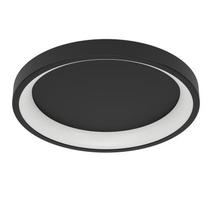 Eglo - LED RGBW stmievateľné stropné svietidlo LED/19,6W/230V 2700-6500K pr. 35 cm čierna