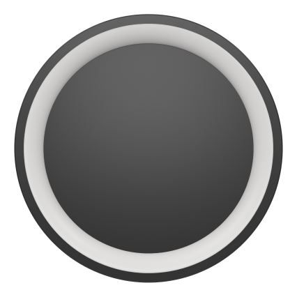 Eglo - LED RGBW stmievateľné stropné svietidlo LED/19,6W/230V 2700-6500K pr. 35 cm čierna