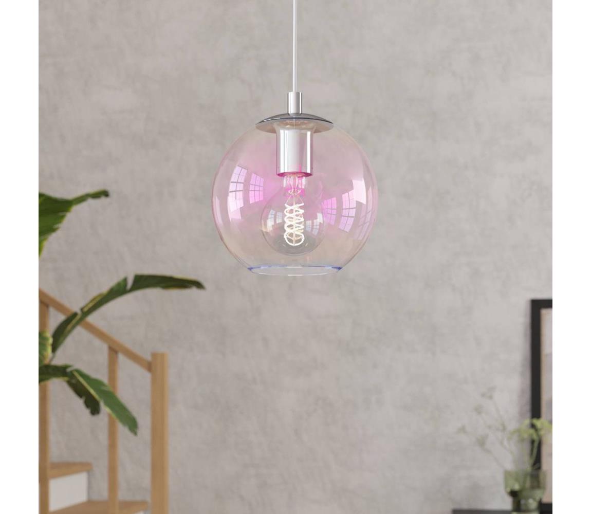 Eglo 901918 - Luster na lanku ARISCANI 1xE27/60W/230V lesklý chróm 901918