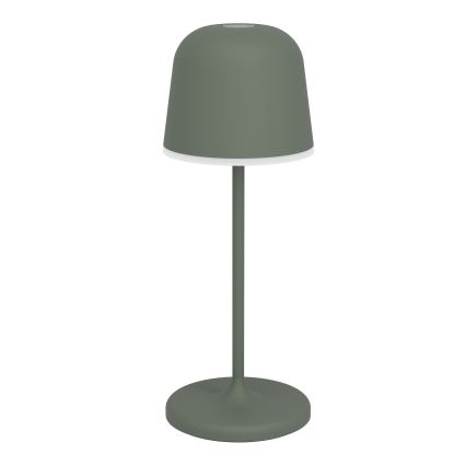 Eglo - LED stmievateľná vonkajšia dotyková nabíjacia stolná lampa LED/1,8W/5V 2500/3000/4000K 2500 mAh IP54 zelená