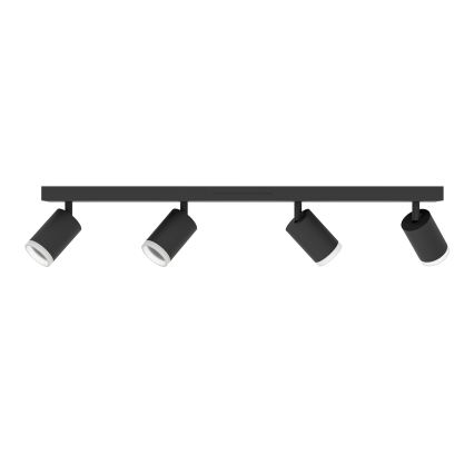 Eglo - LED RGBW stmievateľné bodové svietidlo 4xLED/3,7W/230V 2700-6500K čierna