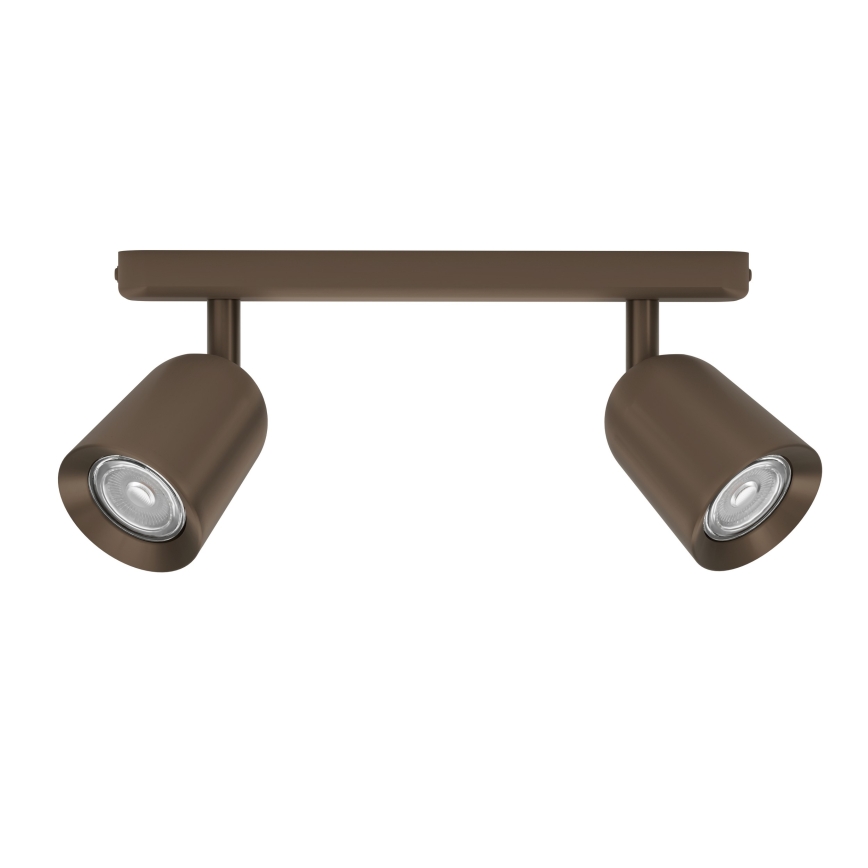 Eglo - Bodové svietidlo 2xGU10/10W/230V bronzové