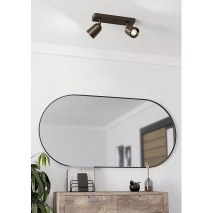 Eglo - Bodové svietidlo 2xGU10/10W/230V bronzové