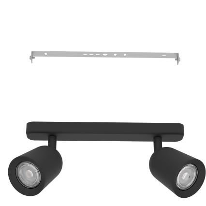 Eglo - Bodové svietidlo 2xGU10/10W/230V čierne