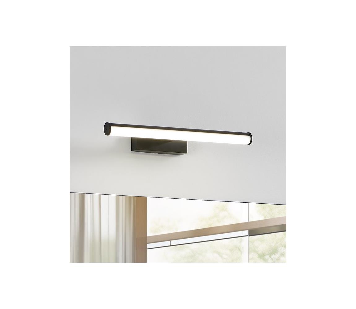Eglo 901957 - LED kúpeľňové osvetlenie na zrkadlo VADUMI LED/7,4W/230V 40 cm IP44 čierna 901957