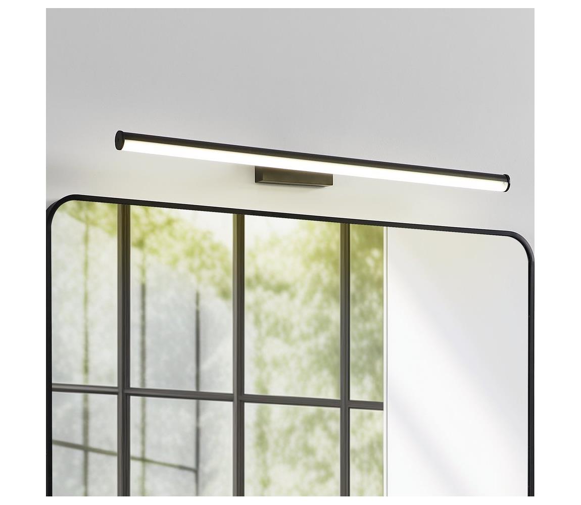 Eglo 901959 - LED kúpeľňové osvetlenie na zrkadlo VADUMI LED/14W/230V 78 cm IP44 čierna 901959
